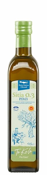 Griechisches Olivenöl Sitia 1,0l von ToKalo | Neue Ernte 2024/2025 | Säuregehalt 0,36% | Von Kreta | Extra nativ | Mild-fruchtig | 100% Koroneiki Oliven | Mit Analysezertifikat
