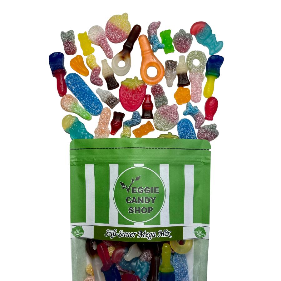 Süß-Sauer Mega Mix 500g - Vegan-Vegetarisch Candy