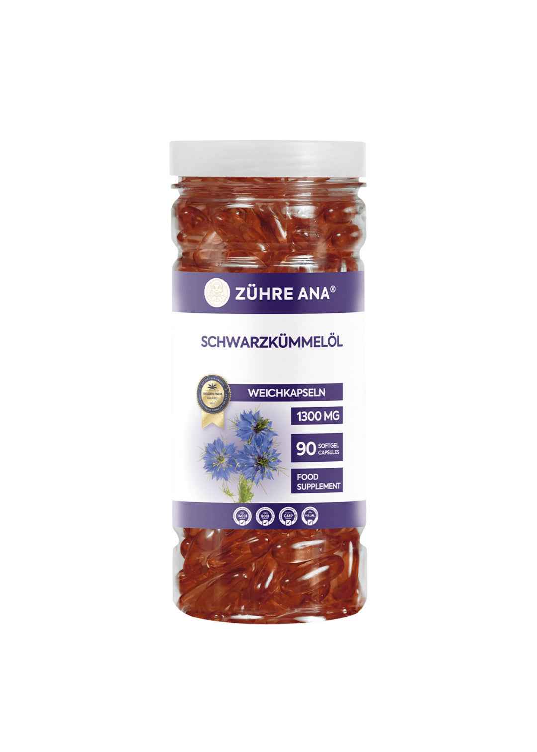 Zühre Ana Schwarzkümmelöl Weichkapseln (90 Kapseln)